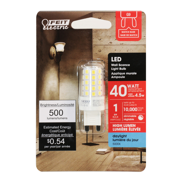 Feit Electric LED G9 BIPIN DL 40W BPG40/850/LED